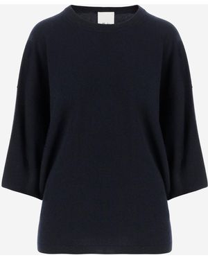 Allude Verwijzende Wol En Kasjmiertrui - Blauw