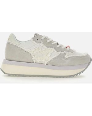 Sun 68 Sneaker Big Stargirl Canvas - Bianco