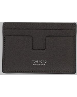 Tom Ford Compact Leather Wallet - Black