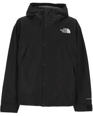 The North Face De Noordwand Mono Mountain Black Hooded Jacket - Zwart