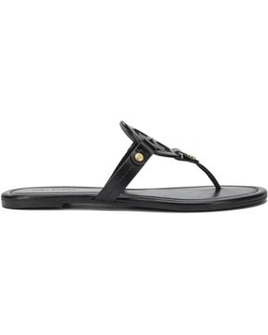 Tory Burch Leather Sandals - Black