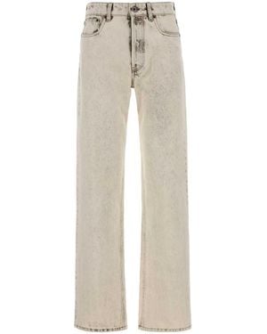 Miu Miu Ivory Denim Jeans - White