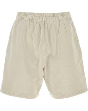 Entire studios Sand Cotton Bermuda Shorts - Natural