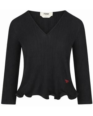Fendi Target Tops - Black