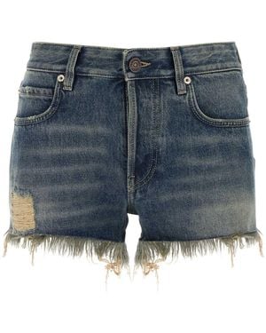 Balenciaga Denim Shorts - Blue