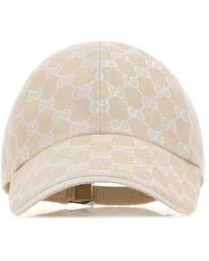 Gucci Signaure Pattern Baseball Cap - White