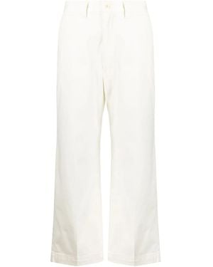 Ralph Lauren Cropped Flared Pants - White