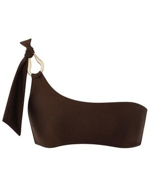 Zimmermann Ascension Bikini Top Polyamide Elastane Swim Shorts - Brown