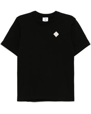 CASABLANCA T -Shirt mit Anwendung - Schwarz