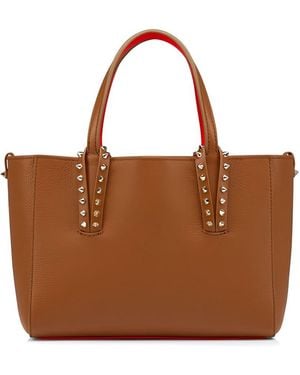 Christian Louboutin Cabata Mini Leather Tote Bag - Brown