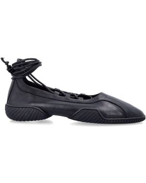 Miista Flache Schuhe Schwarz - Blau
