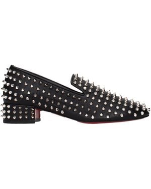 Louboutin Décolleté Spikeasy Leather - Black