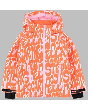 Stella McCartney Girls' Snow Jacket For Active Winter Adventures - Red