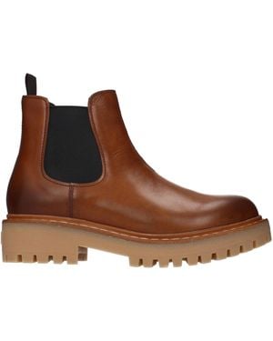 Prada Ankle Boots Leather/Cognac - Brown