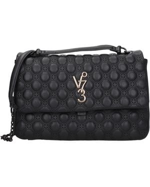 V73 Marzia Eco Leather Shoulder Bag - Black
