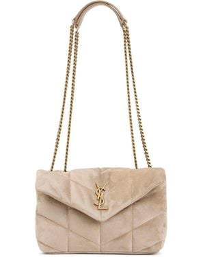 Saint Laurent Mono Mini Bag - Natural