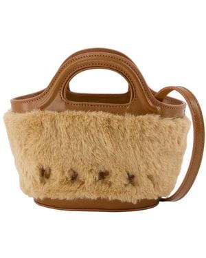 Marni Beige sintético de Micro Purso Tropicalia - Marrón