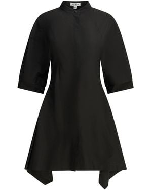 Alaïa Kurzes Chemise-Kleid von - Schwarz