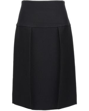 KHAITE Kidd' Skirt - Schwarz
