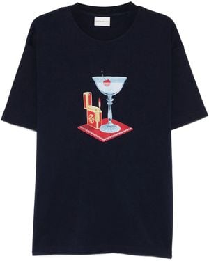 Drole de Monsieur T Shirt Cocktail - Blue