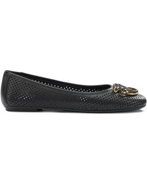 Pinko Leather Ballerinas - Black