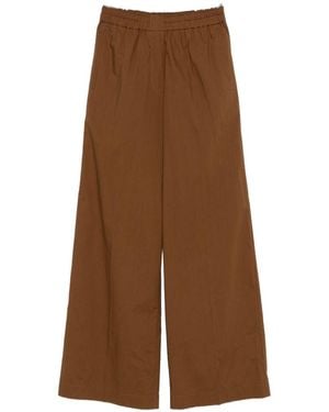 forte_forte Cotton Trousers - Brown