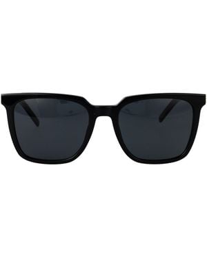 Saint Laurent Squared Sunglasses Sl M146 001 - Black