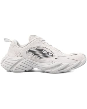 Balenciaga Montag Leder -Turnschuhe - Weiß
