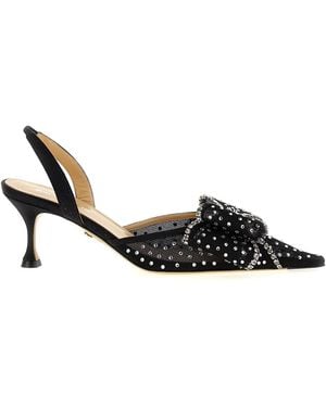 Mach & Mach 'Le Cadeau' Slingback - Black