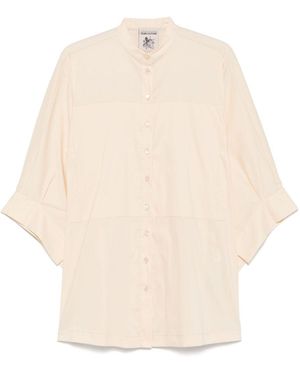 Semicouture Manuela Katoen Shirt - Wit
