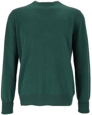 Ballantyne R Neck Pullover - Green