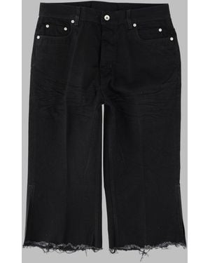 Rick Owens 100% Cotton Jeans Made - Black