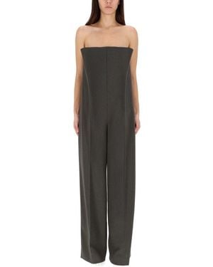 Jean Paul Gaultier Solid Strapless Jumpsuit - Black