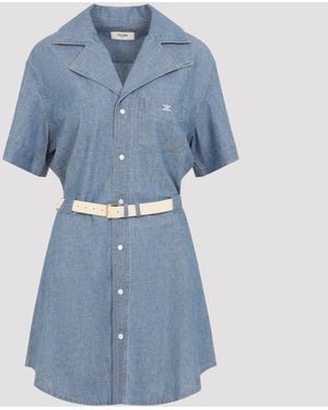 Celine Denim Dress - Blue