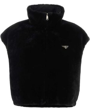 Prada Black Reversible Fur