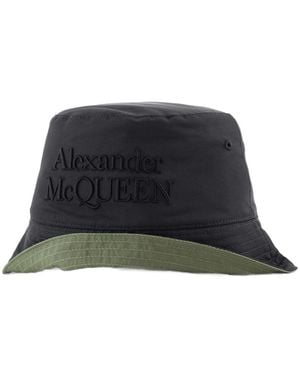 McQueen Niedriger Reverse Eimer Hut Polyester Khaki - Grün