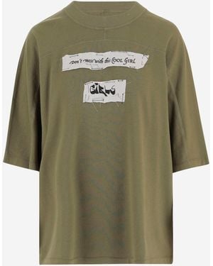 Dolce & Gabbana Cotton Jersey T Shirt - Green