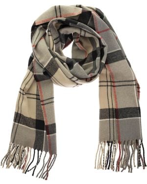 Barbour Schal mit Tartan -Muster - Grau
