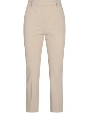 Incotex Pantaloni Crop - Natural
