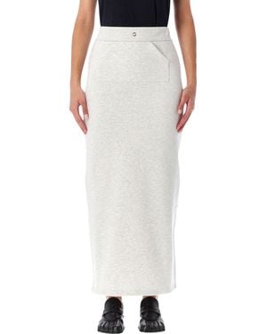 Coperni Organic Cotton Jogging Skirt - White