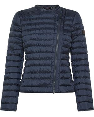 Peuterey Piumino Dalsi Con Zip Obliqua - Blauw