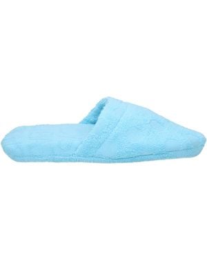 Versace Cotton Slippers Sky - Blue