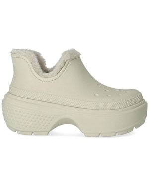 Crocs™ Stomp Ecrú Bootie - Natural