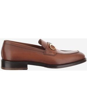 Ferragamo Leder-Loafer - Braun