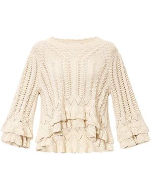 Isabel Marant Round-Neck Knitwear - Neutro