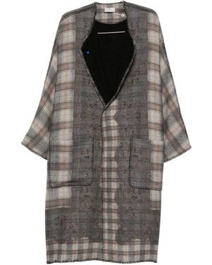 Pierre Louis Mascia Wool Kimono - Black