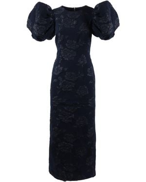 ROTATE BIRGER CHRISTENSEN Ruby Long Dress - Blue