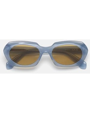 Retrosuperfuture Sonnenbrille Epoca Bella Gqp Blau/Gelb Unisex