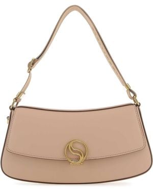 Stella McCartney Stella Mc Cartney Skin Alter Mat Shoulder Bag - Natural