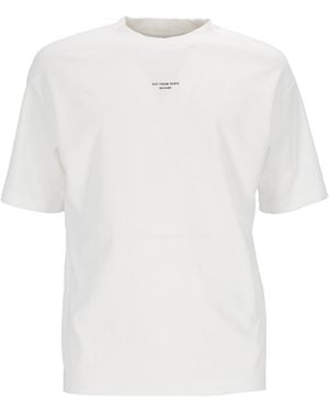 Drole de Monsieur Optic Classic Slogan T Shirt - White